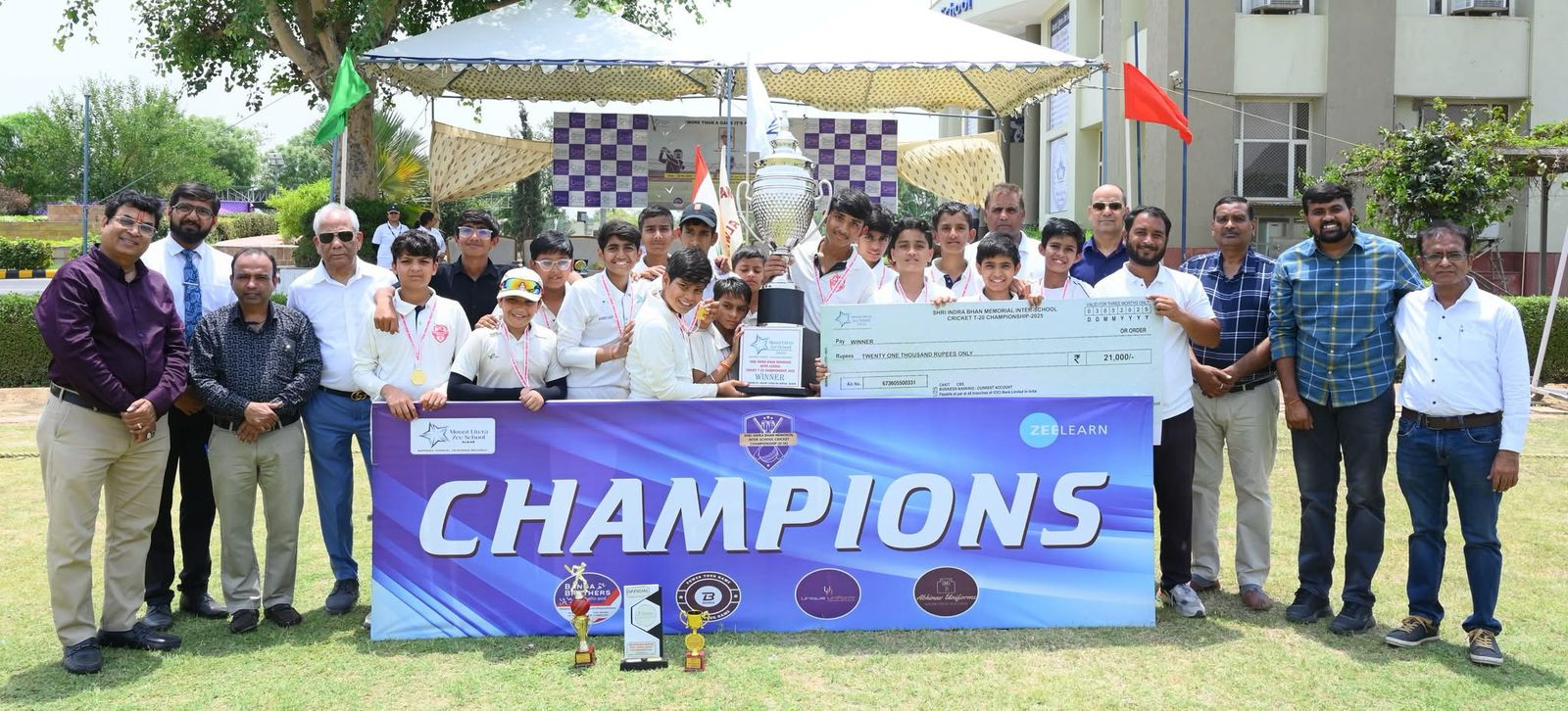 INTER-SCHOOL CRICKET TOURNAMENT - WINNERS